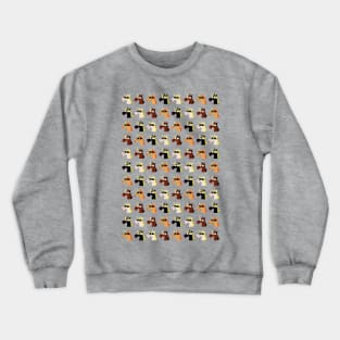 Masked Unicorns Pattern Crewneck Sweatshirt